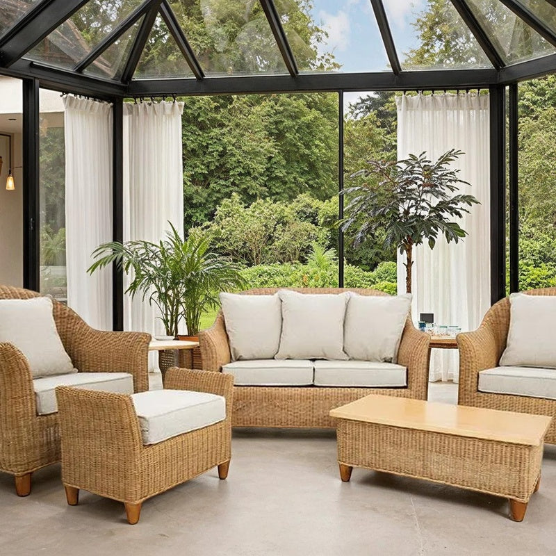 Conservatory Package in Natural Rattan