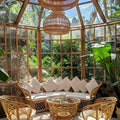 Conservatory Package in Whitewashed Rattan