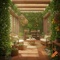 Garden Room Package in Natural Rattan