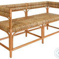 Two Seat Woven Bench in Seagrass