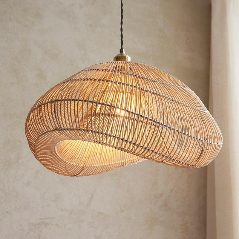 Woven Pendant Shade 550mm in Natural Rattan