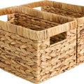 Woven Storage Basket 500mm in Water Hyacinth